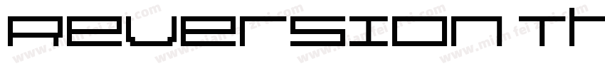 Reversion Thin字体转换